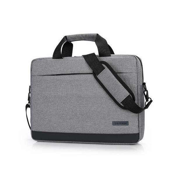 Laptop Briefcase Unisex Waterproof Shoulder Bag Business Notebook for 14