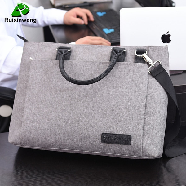 RUIXINWANG High Quality And Simplicity Business Bags Men Briefcase Laptop Bag File Package Nylon Women Office Handbag Work Bags #88290