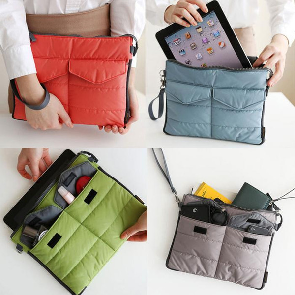 Wholesale- Organizer Sleeve Pouch Storage iPad Bag Travel Ipad Mini Soft With Handles HB88