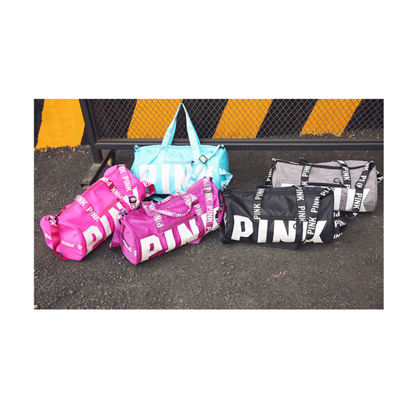 5 Colors Canvas Storage Bag Pink Duffel Bags Unisex Travel Bag Waterproof Casual Beach Exercise Luggage Bags