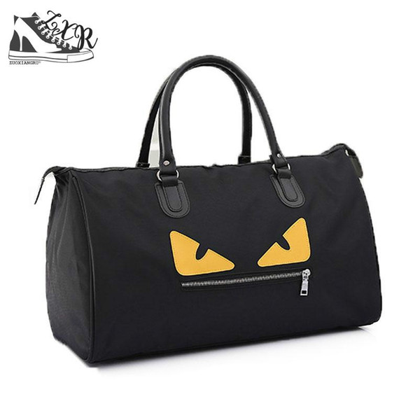 Women Men Monster Ladies Tote Bag High Quality Waterproof Bag High Capacity Bags Fashion Traveling Nylon Zipper Handbags