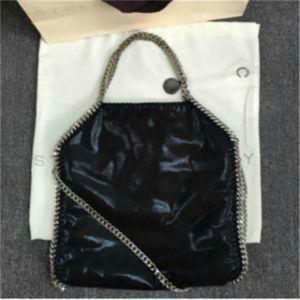 stella Mccartney FALABELLA FOLD OVER SHAGGY DEER TOTE BAGS 3 CHAIN SHOULDER BAGS 39CM*36CM*8CM 2 BAGS