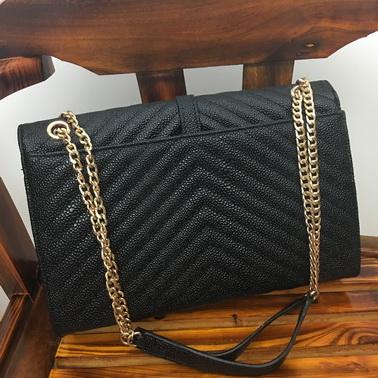 New women fashion chain single shoulder handbag lady black evening bag no126