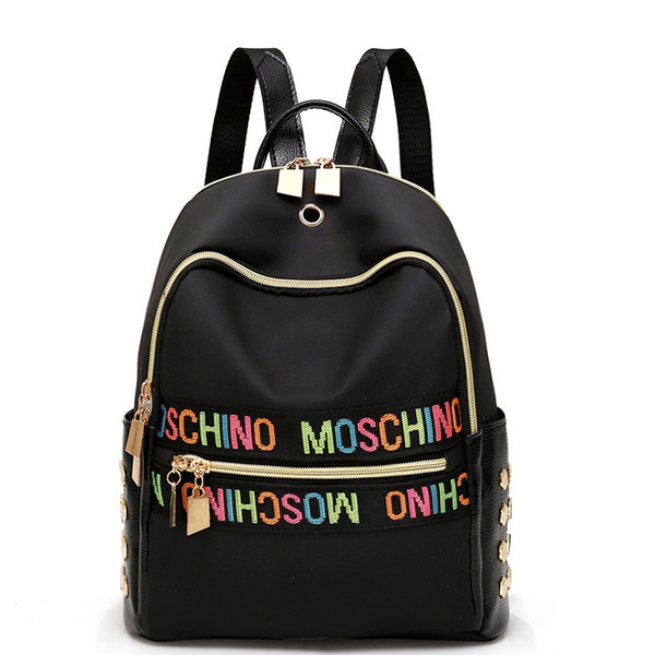 Women Backpacks Women's Nylon Girl School Bag High Quality Ladies Bags Designer Bolsas masculina harajuhku mochilas USB