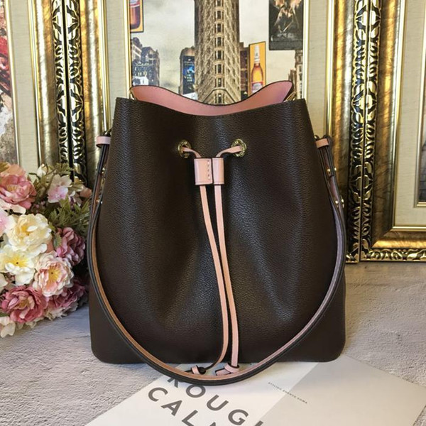 NEONOE shoulder bags Noé leather bucket bag women famous brands designer Fashion handbags flower printing crossbody purse TWIST