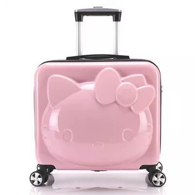 2017 new girl baggage, Hello Kitty suitcase, children trolley case, luggage cart, cartoon single and suit