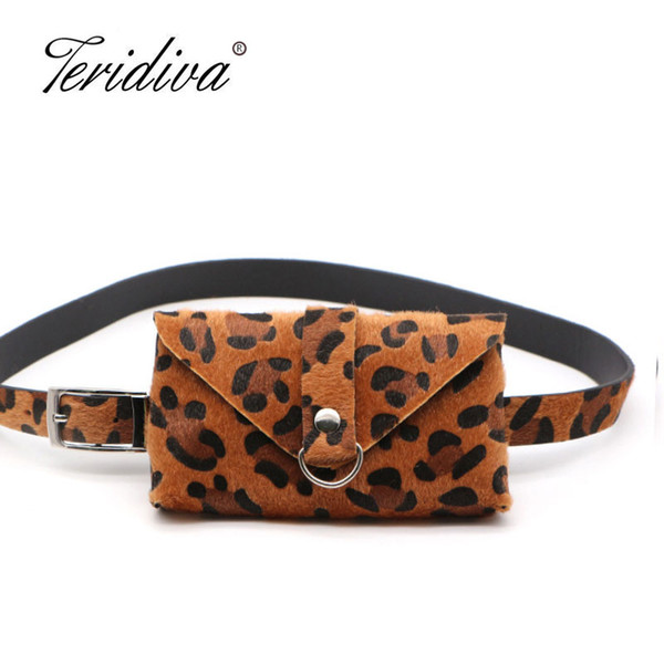 High-quality Waist Packs Women Fanny Pack Leopard Waist Belt Bag Travel Pack Small Phone Pouch Bags Wholesale