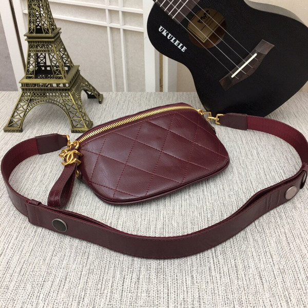 High quality bag Handbags Designer Handbags for Women Leather Waist bag Oil wax leather lady's 23cm Shoulder bag 25831 pocket chest bags