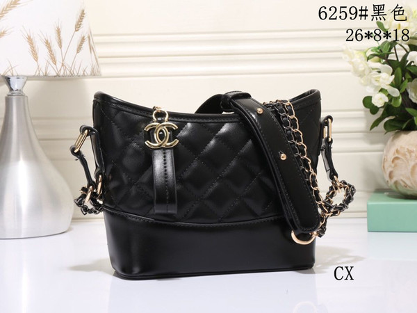 2018 styles Handbag Famous Designer Brand Name Fashion Leather Handbags Women Tote Shoulder Bags Lady Leather Handbags Bags purse 6259