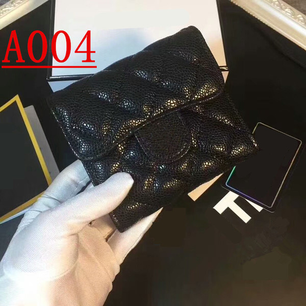 100% Real leather 100% Brand Women short style wallet FASHION designer Women new high quality Real leather buckle purse High quality hand fr