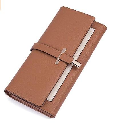 Buy cheap 2019 newWallet for Women Leather Slim Clutch Long Designer Trifold Ladies Credit Card Holder Organizer for sale