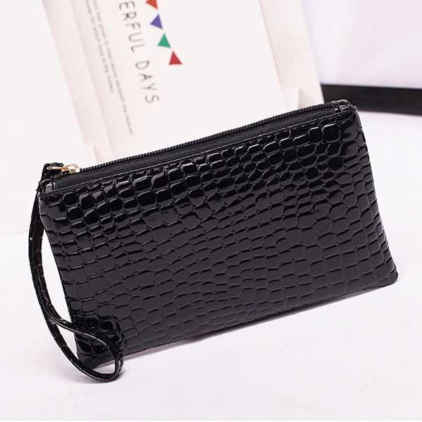 New Leather Women Wallets Alligator Grain Coins Card Holder Purse Wallet