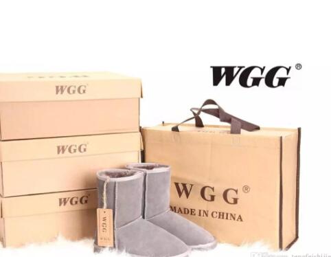 Cheap In Stock high quality Xmas gift Half Boots 11color Winter Snow Boots sexy WGG womens snow boots Winter warm Boot cotton padded shoes