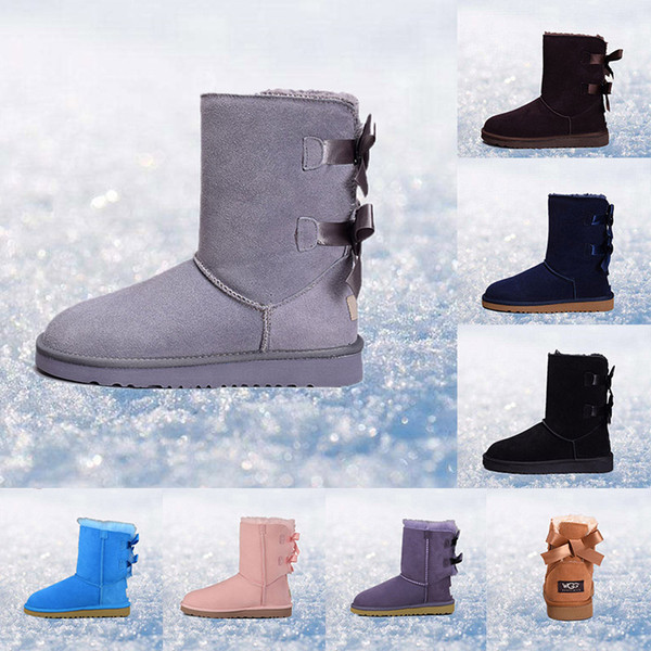 2019 WGG classic Australia winter boots for women chestnut black blue pink coffee designer snow fur boot womens ankle knee boots