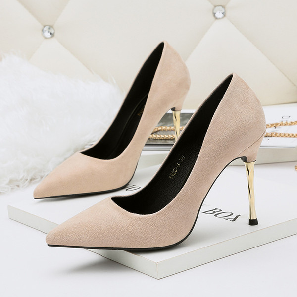 2018 Fashion Clubwear High Heels Lady Dress Shoes Women Pumps Heels Festival Party Wedding Shoes Business Formal Pumps Heels GWS345