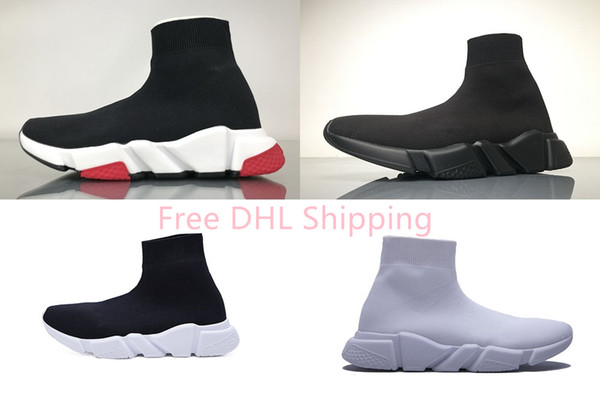 DHL Shipping With box Mens and Womens Casual Shoes Zoom Slip-on Speed Trainer Low Mercurial XI Black High Fashion help Socks shoes Sneakers