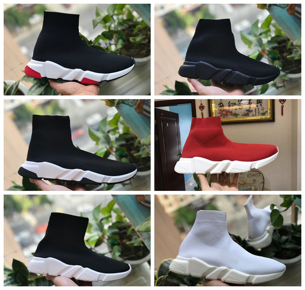 Speed Trainers Luxury Sock Shoe Sneakers Speed Trainer Sock Race Runners black Shoes men and women Outdoor Shoes Speed Trainer Casual Shoes