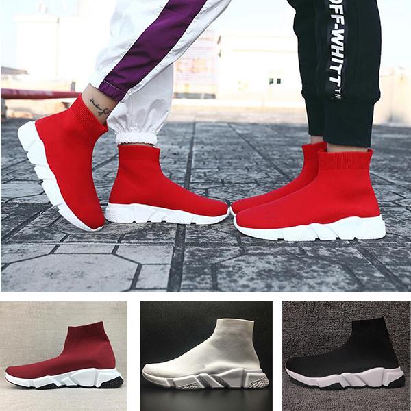 High Quality Luxury Sock Shoe Speed Trainer Casual Shoe Sneakers Speed Trainer Sock Race Runners black Shoes men women Sports Shoes 36-47