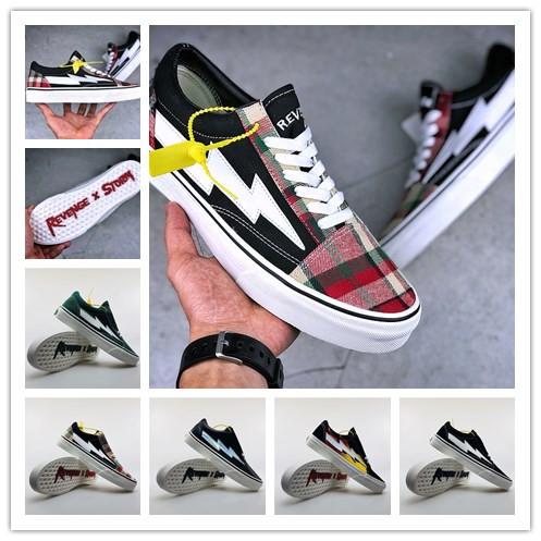 New 2018 Revenge X Storm Old Skool Canvas Men Shoes Men's Sneakers Skateboarding Casual Shoes Women Skate Shoes Womens Casual Boots