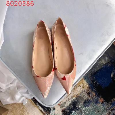 Wholesale women sandals famous brand red bottom flat heel wedding party dress shoes high quality pumps lady fashion prints single shoes