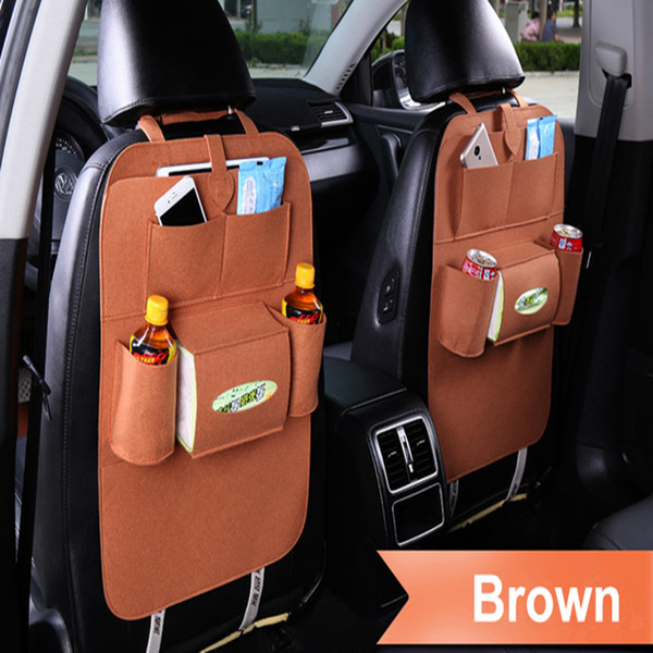 Car Storage Bag Back Seat Organizer Hanging Bag Chair Back Pocket Multi-function Car Seat Receive Bag Haversack Vehicle Storage Box Washable