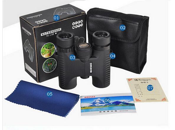 Telescope Compact 10x26 Binoculars with Three Colours for Concert Viewing Telescope