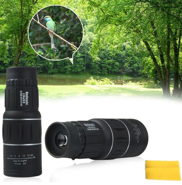 16 x 52 Dual Focus Monocular Telescope Zoom Optic Lens Binoculars Spotting scope Coating Lenses Dual Focus Optic Lens day vision