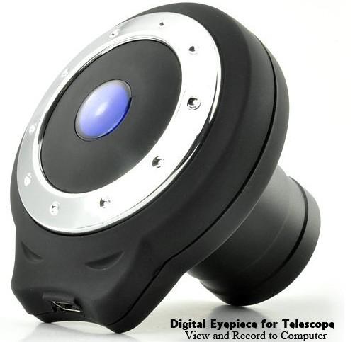 Digital Eyepiece for Telescope - View and Record to Computer 1.3 Megapixel CMOS