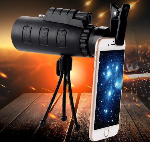 Monocular High-tech High-definition New 40X60 Double Adjustment Outdoor Viewing Camera Telescope