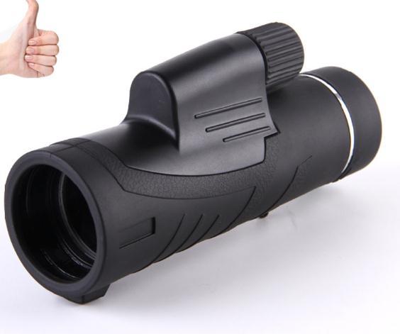 10X42 Big Eyepiece Monocular Wide Angle High Power Hand Hold Monocular Telescope Portable Outdoor Low Light Night Vision