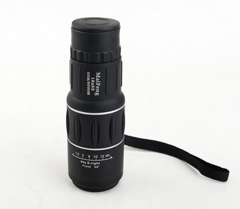 Hot sell 16X52 Faint light night vision with lens cover high-power monocular binoculars