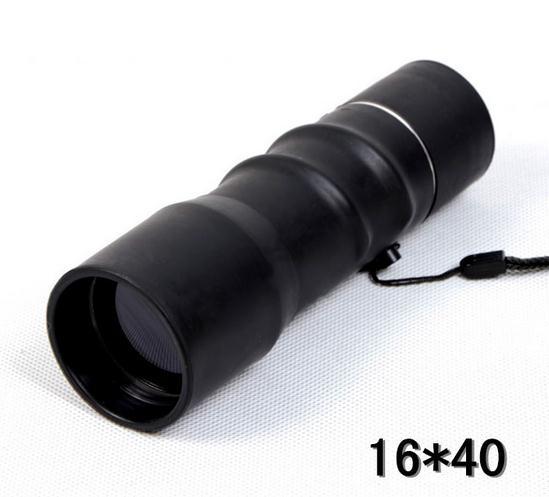 Classic green coating 16X40 High magnification HD monocular telescope Low light night vision telescope