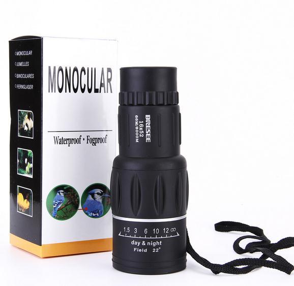 New 16x52 double adjustment High magnification high-definition monocular Handheld portable telescope