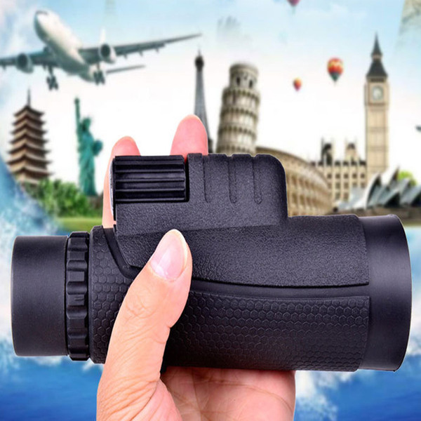 2018 New 10*42 Monocular Telescope FMC Hawk Eye Photoelectricity High Definition High Times Mobile Phone Monocular Telescope 5PCS