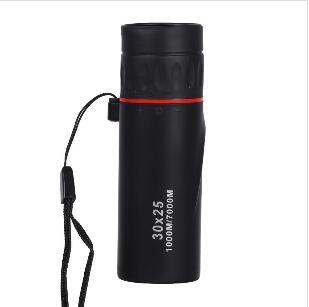 201930x25 HD Optical Monocular Low Night Vision Waterproof Mini Portable Focus Telescope Zoomable 10X Scope for Travel Hunting C18122601