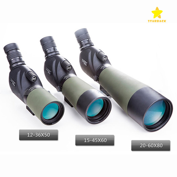 12-36x50 15-45X60 20-60X80 Zoom HD Monocular Outdoor Telescope with Portable Tripod Night Version with Retail Package