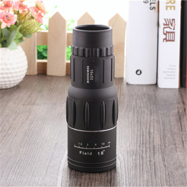 2018 High quality 16*52 high-power high-definition dual-tuning telescope Monoculars telescope bird mirror outdoor telescope wholesale DHL