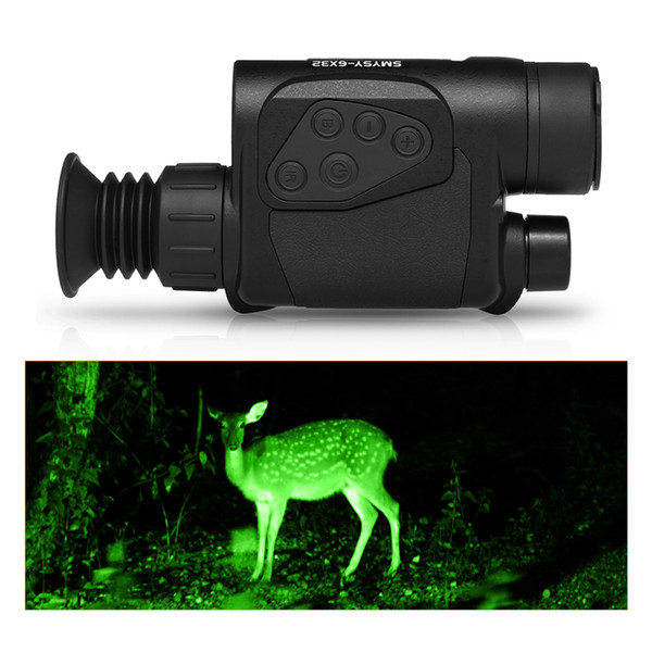 Infrared Night Vision Telescope 6x32 Digital Powerful Monocular HD Military Tactical Hunting Telescope Camera Video Recorder