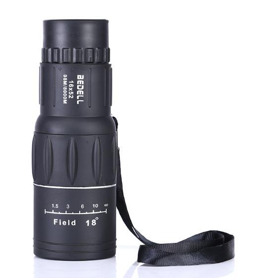 High Power HD Micro Optics Portable 16X52 Monocular Telescope