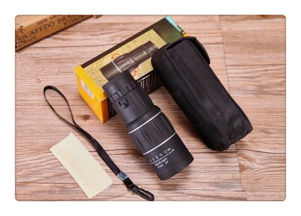 Hot 16x52 Dual Focus Zoom Optic Lens Day Night Vision Armoring Travel Monocular Telescope Tourism Scope Binoculars