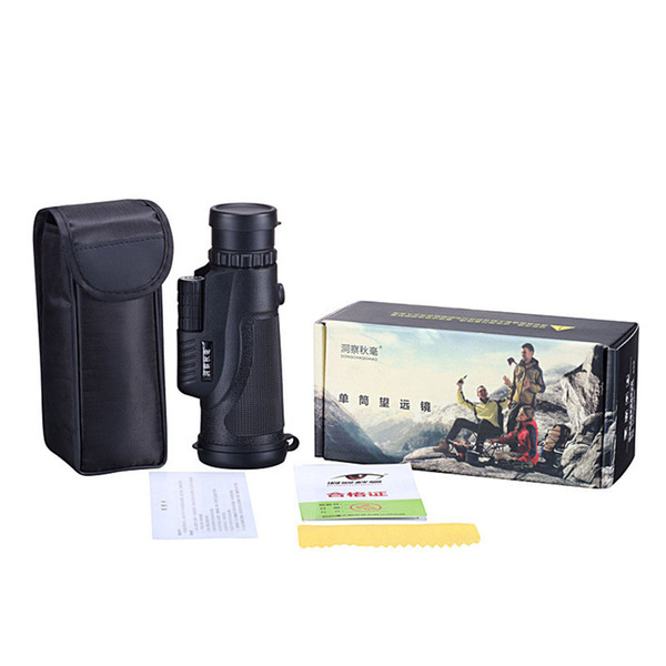 Enlarge Universal 12x50 Hiking Concert Camera Lens Mini Portable Handheld HD Telescope Monocular with Mini Tripod Holder