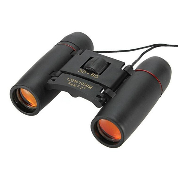 30x60 Day And Night Outdoor Camping Travel Vision Spotting Scope 126m/1000m Optical Military Folding Binoculars Telescope V2