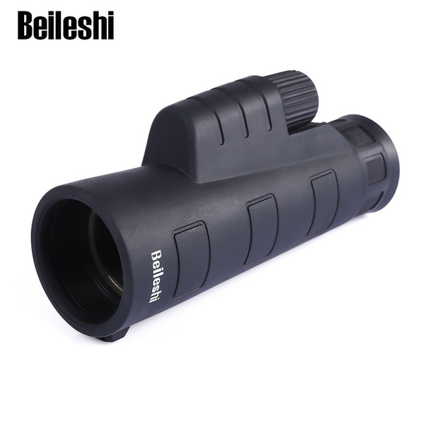 Beilesh Dual Focus 10x42 Zoom Monocular Telescope Optical Lens Travel Spotting Scope HD Monoculars Telescopes Huntingi Outdoor Device NEW +B