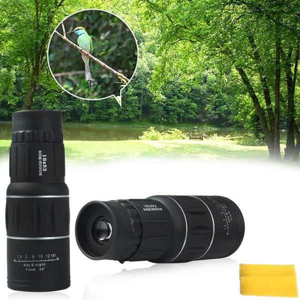 hot 16 x52 Dual Focus Zoom Optic Lens Monocular Telescope Binoculars Multi Lens Day Night Vision