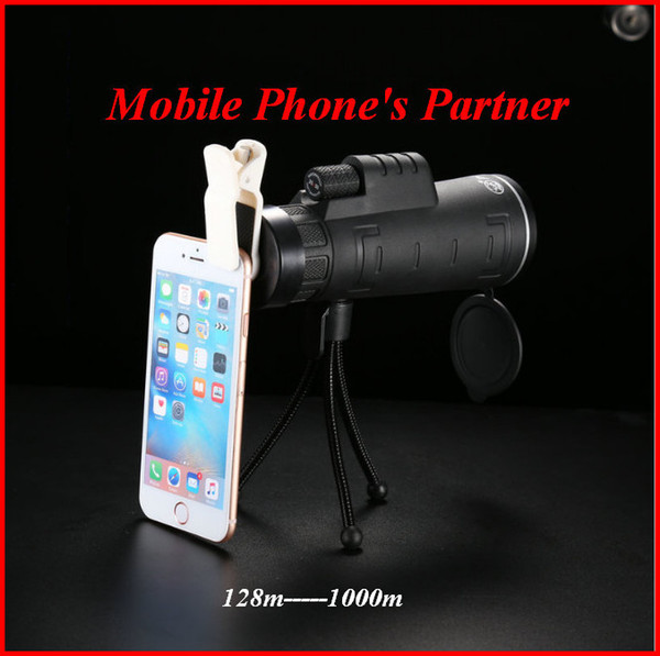 Monocular Telescope For Iphone Focus Green Film Optical Glass High Power Travelling Hunting Telescope Bird Watching Gift out12535x50 DHL