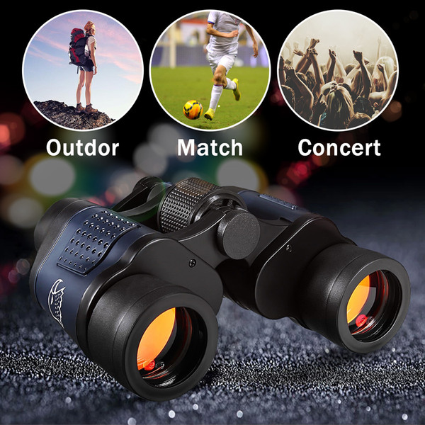 New 60X60 Optical Telescope Night Vision Binoculars High Clarity 3000M Waterproof High Power Definition Outdoor Hunting