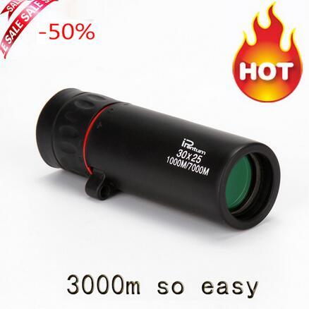 hot selling HD 30x25 Monocular Telescope binoculars Zooming Focus Green Film Binoculo Optical Hunting High Quality Tourism Scope