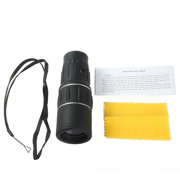 new 16 x52 Dual Focus Zoom Optic Lens Monocular Telescope Binoculars Multi Coating Lenses Dual Focus Optic Lens Day Night Vision MOQ;50pcs