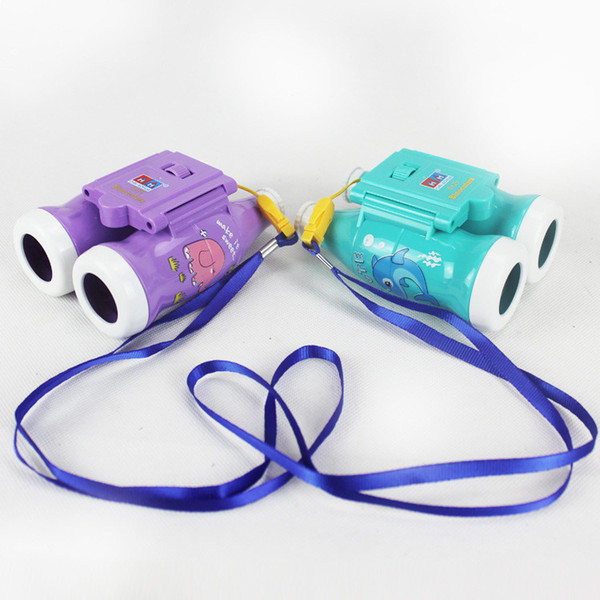 Children Mini 6 * 25 Focusable Telescope Binoculars Coke Bottle Cartoon Child Telescope Kid Toy Gift DHL free