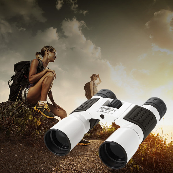 30X40 1500M / 9500M Folding Outdoor Binocular Fully-coated Roof Prism Telescope Portable Handhold Night Vision